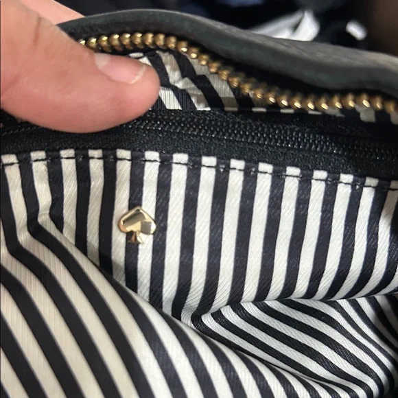 Kate Spade Black Textured Shoulder Bag - Picture 6 of 7